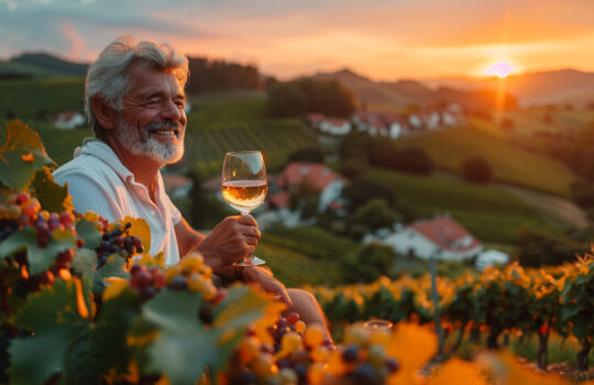 people-enjoying-glass-wine-vineyard-with-stunning-nature-landscape